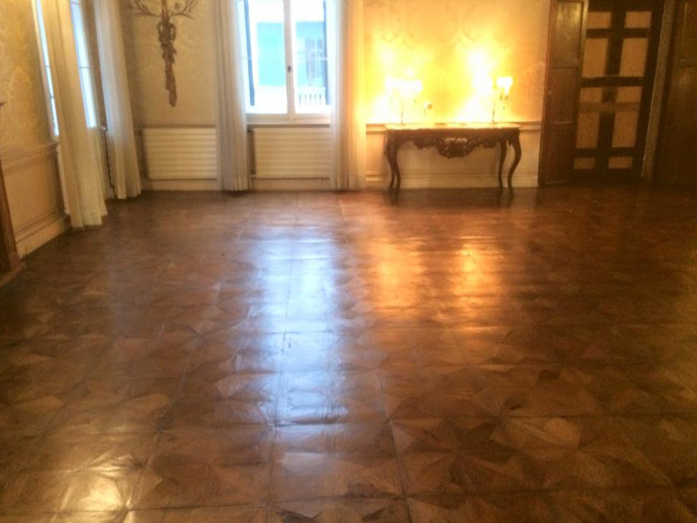 restauro pavimento in legno