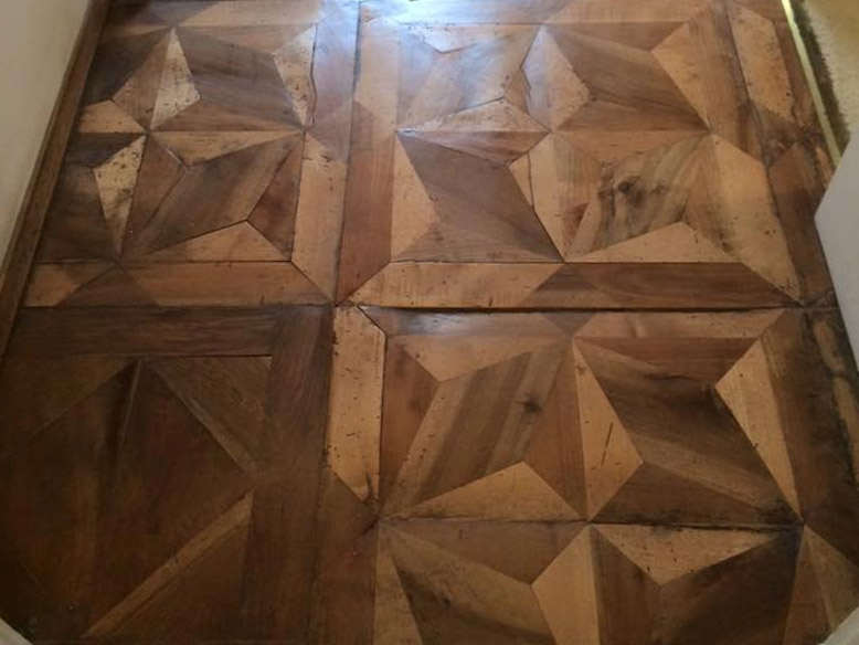 restauro pavimento in legno