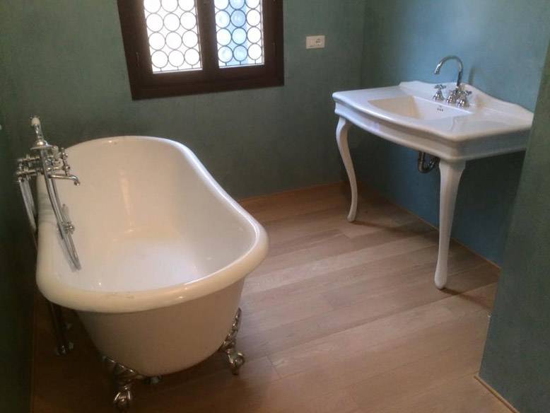 pavimento in rovere