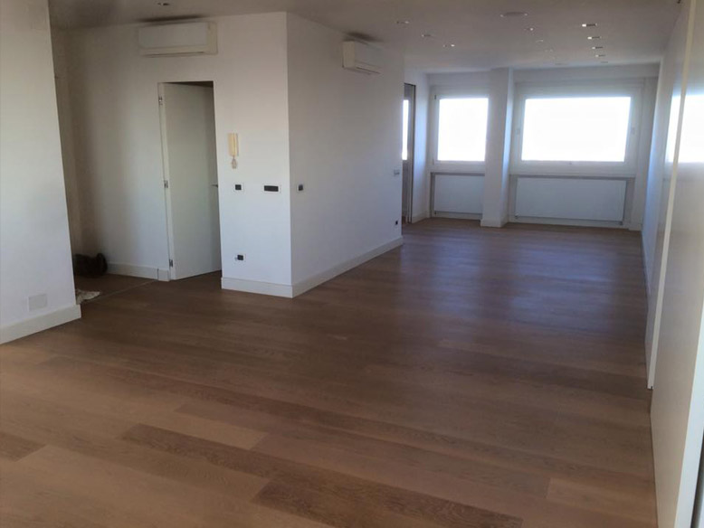 pavimento in rovere trattato