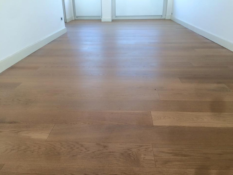 pavimento in rovere trattato